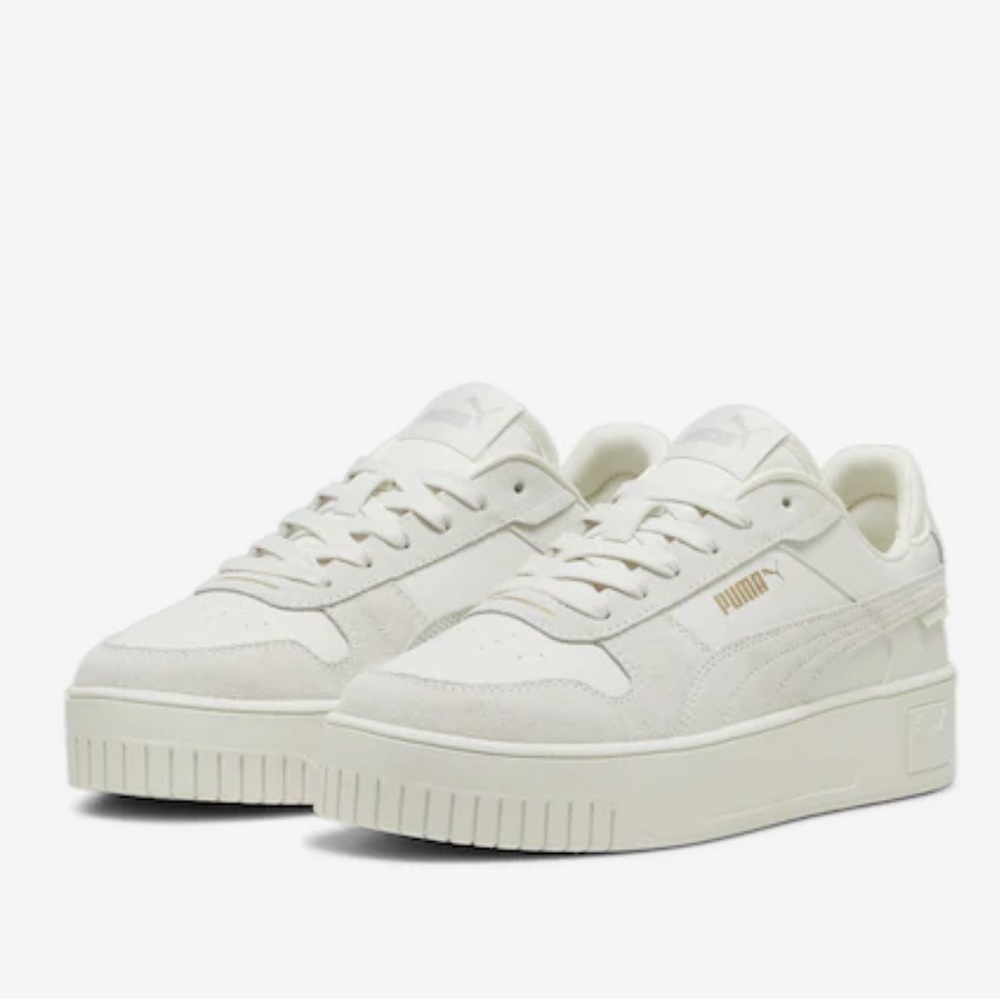 Puma Carina Street Platform Shoes. Size 8